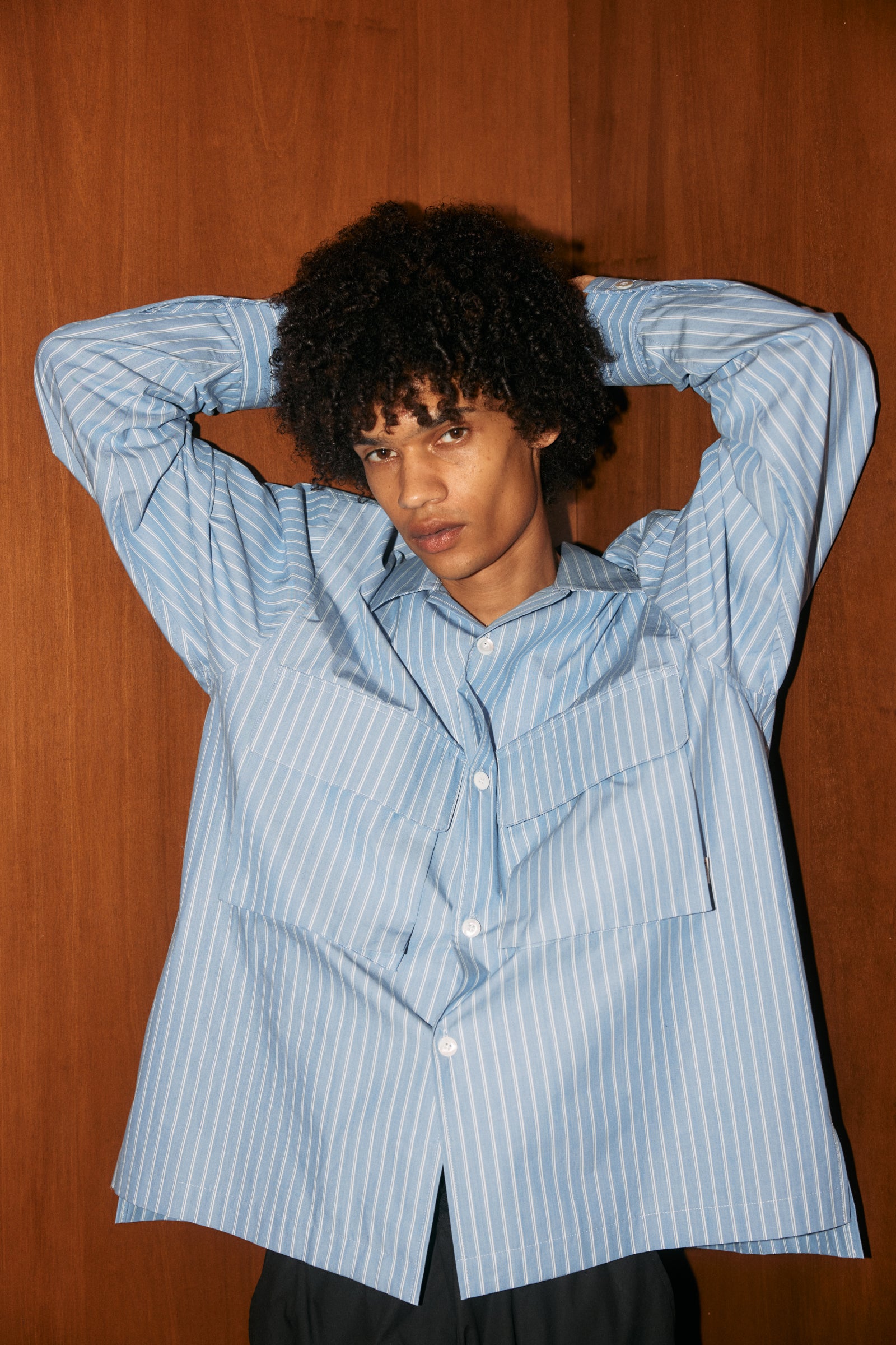 UNISEX】Utility Long Sleeve Silk Shirt – WITH OR WITHOUT