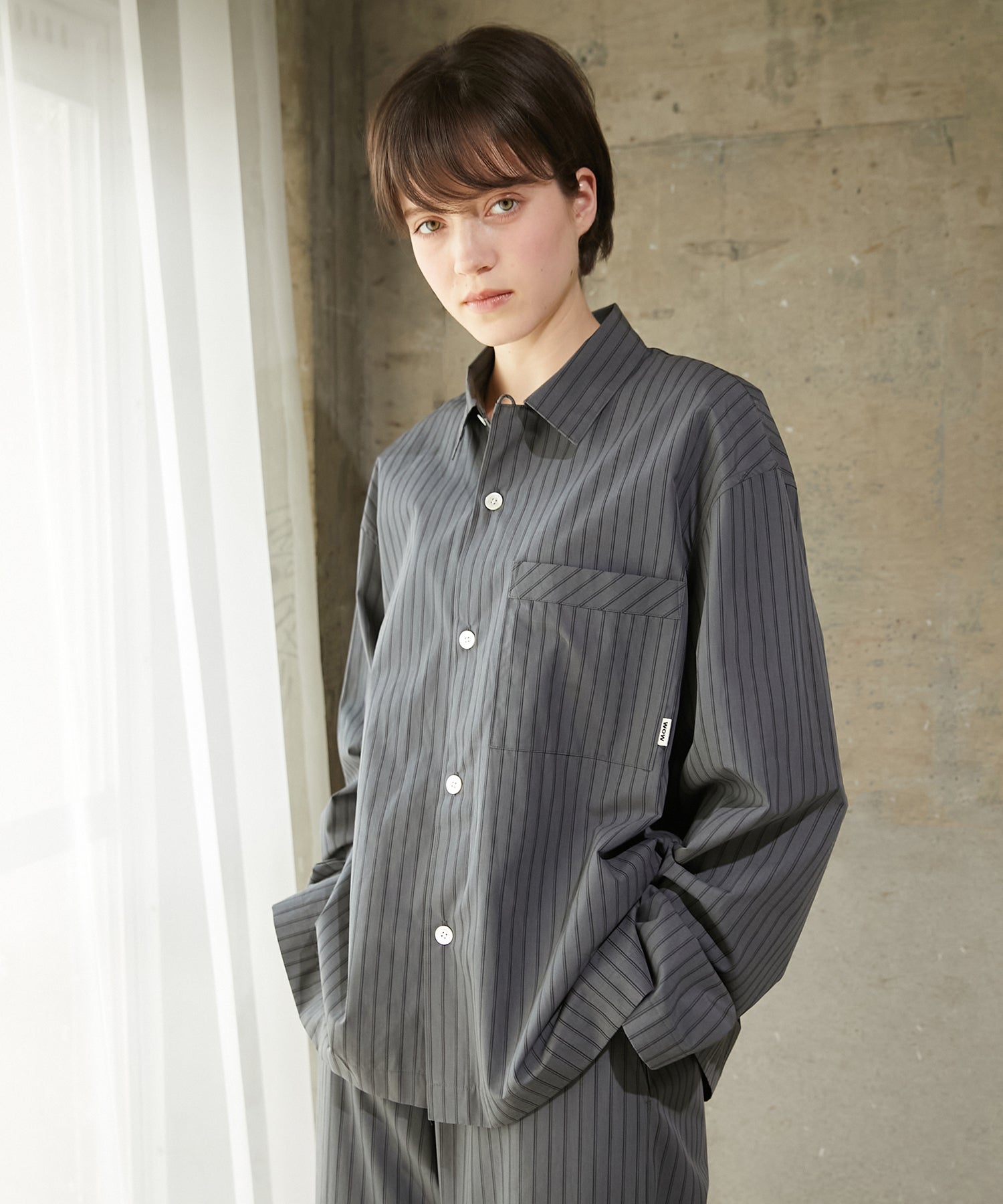 UNISEX】Long Sleeve Silk Shirt – WITH OR WITHOUT
