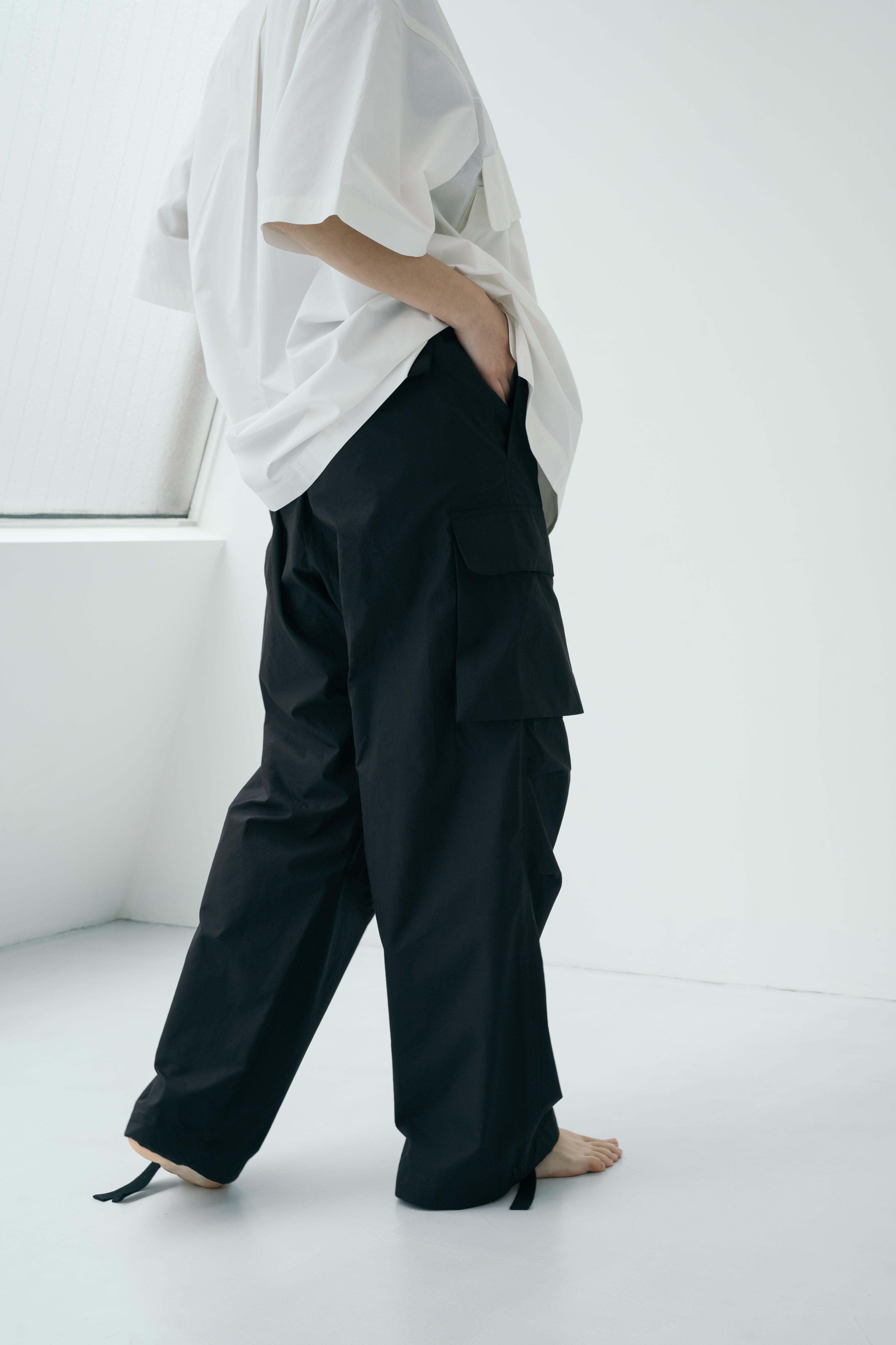 UNISEX】Cargo Silk Pants – WITH OR WITHOUT