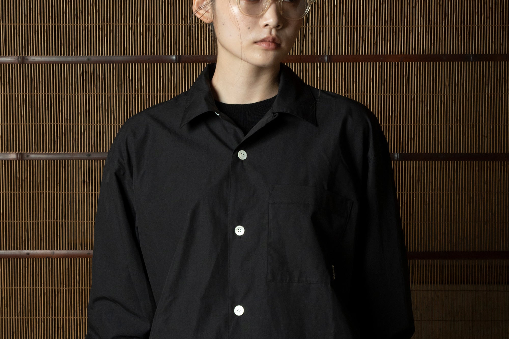 【UNISEX】Long Sleeve Silk Shirt